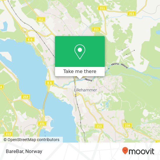 BareBar map