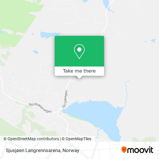 Sjusjøen Langrennsarena map