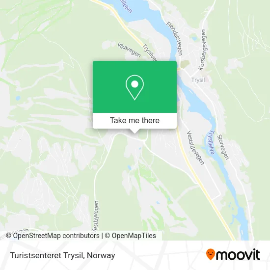 Turistsenteret Trysil map
