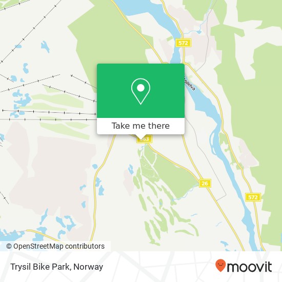 Trysil Bike Park map