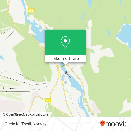 Circle K | Trysil map