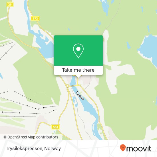 Trysilekspressen map