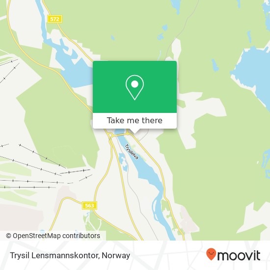 Trysil Lensmannskontor map