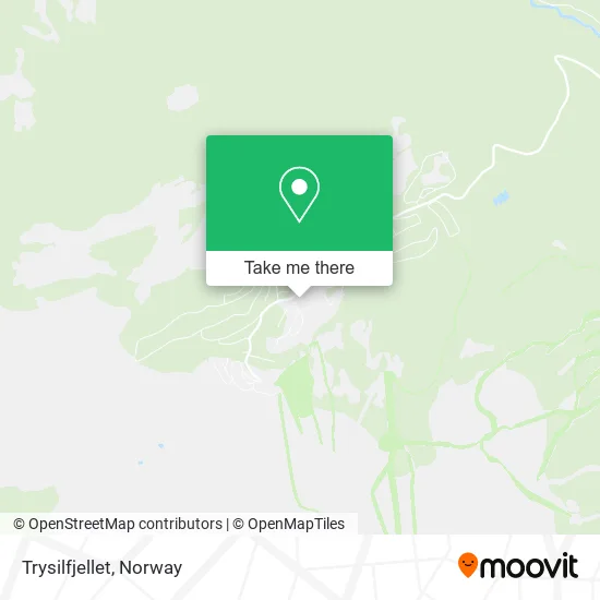 Trysilfjellet map