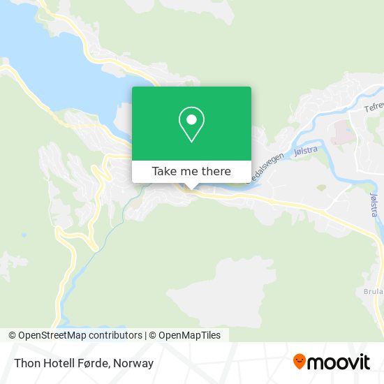 Thon Hotell Førde map