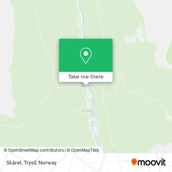 Skåret, Trysil map