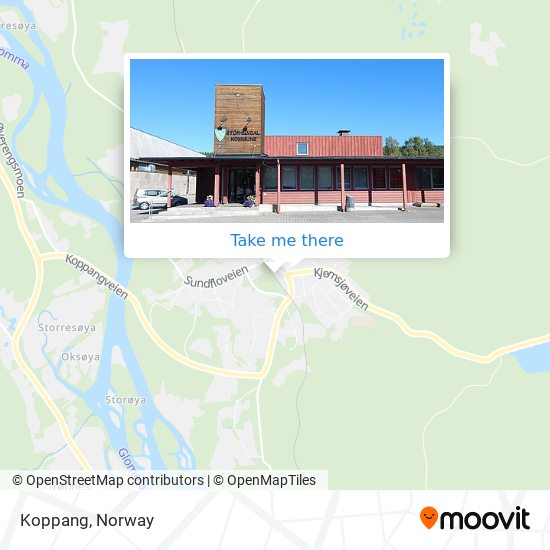 Koppang map