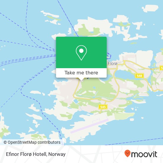 Efinor Florø Hotell map