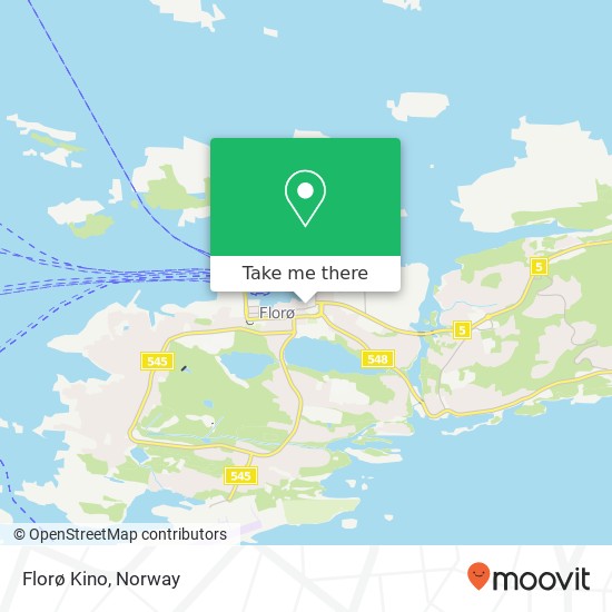 Florø Kino map
