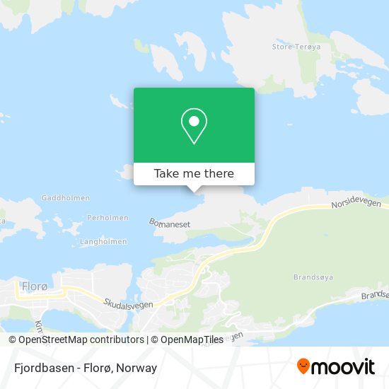 Fjordbasen - Florø map