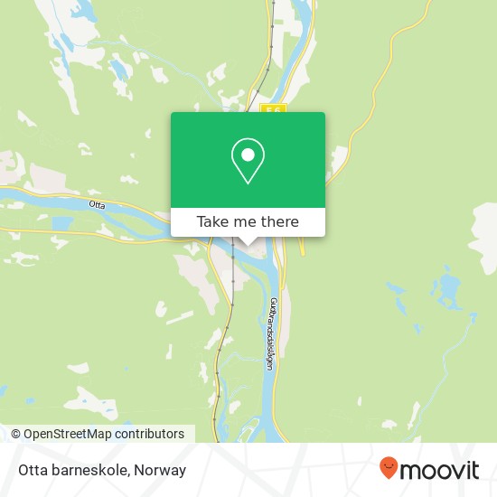 Otta barneskole map