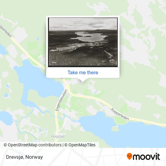 Drevsjø map