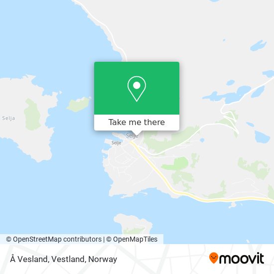 Å Vesland, Vestland map