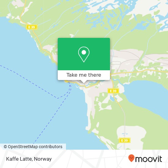 Kaffe Latte map