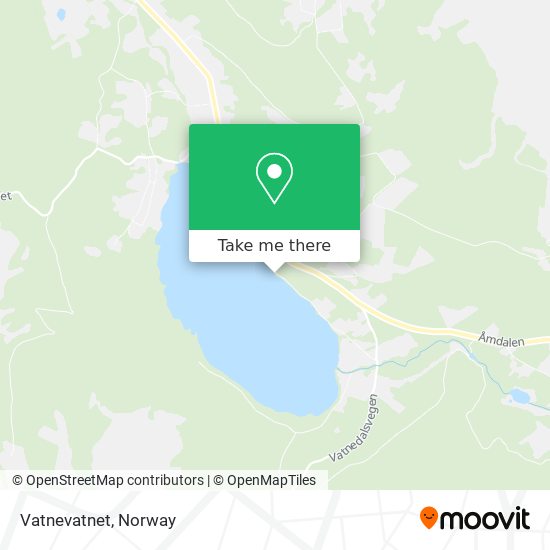 Vatnevatnet map