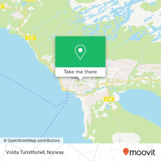 Volda Turisthotell map