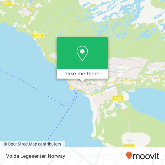 Volda Legesenter map
