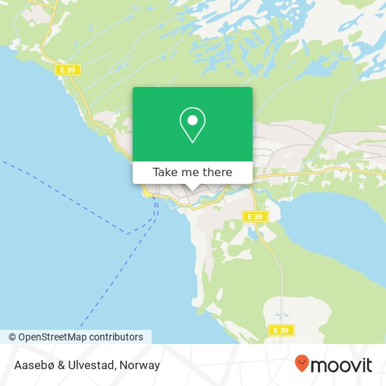 Aasebø & Ulvestad map