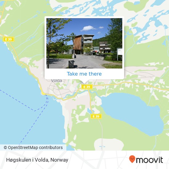 Høgskulen i Volda map