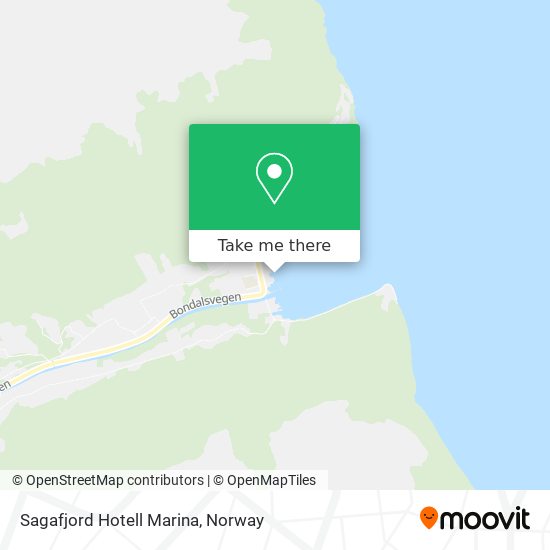 Sagafjord Hotell Marina map