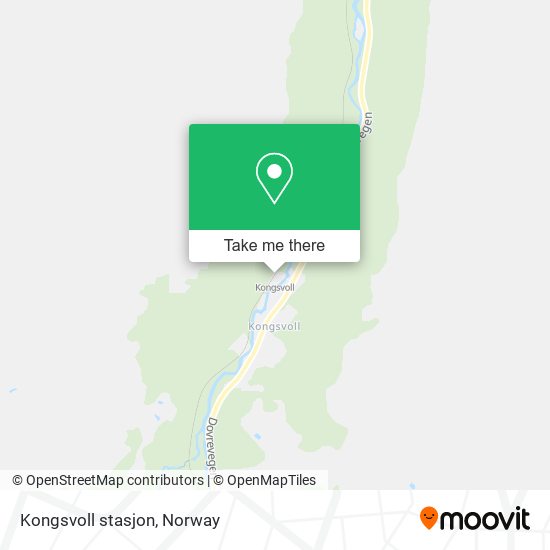Kongsvoll stasjon map
