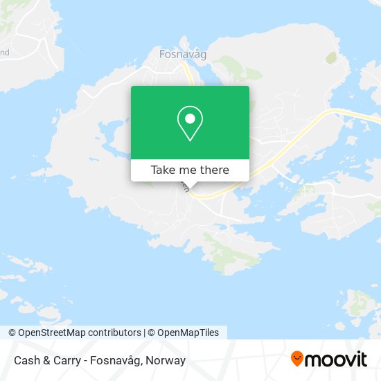 Cash & Carry - Fosnavåg map