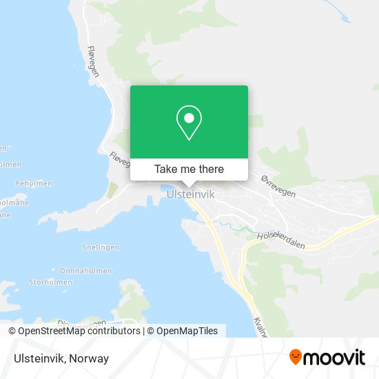 Ulsteinvik map
