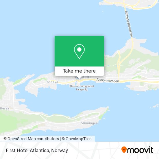 First Hotel Atlantica map