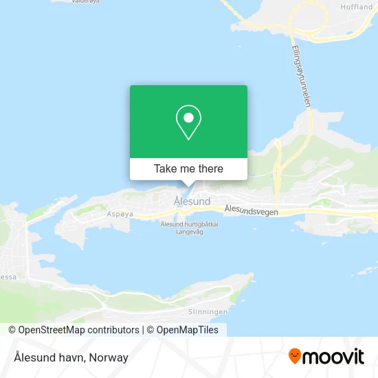 Ålesund havn map