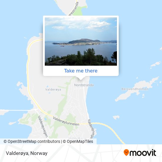 Valderøya map