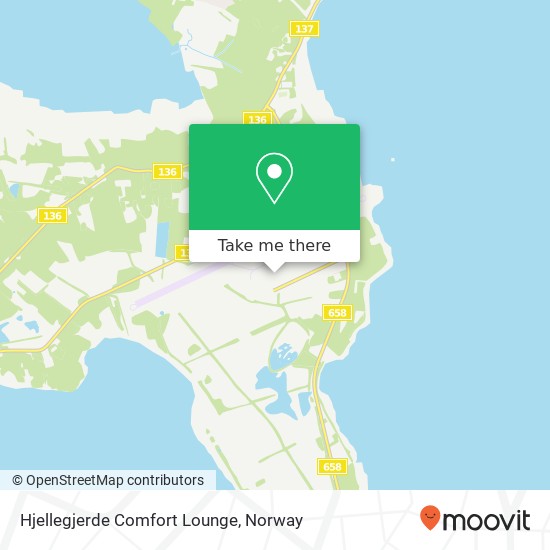 Hjellegjerde Comfort Lounge map