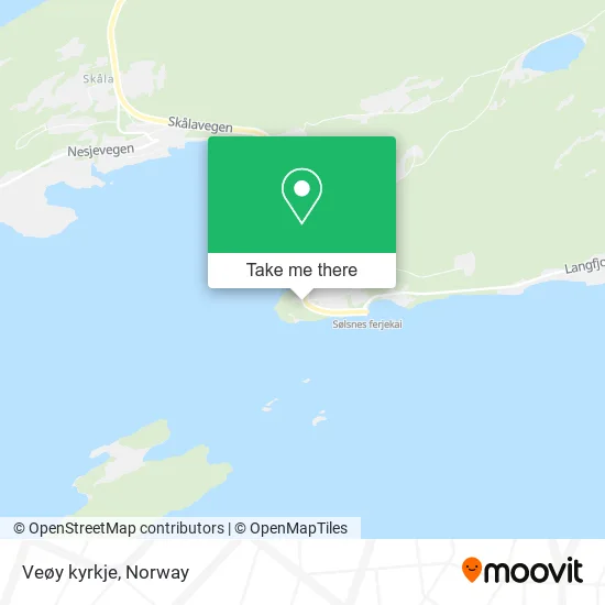 Veøy kyrkje map