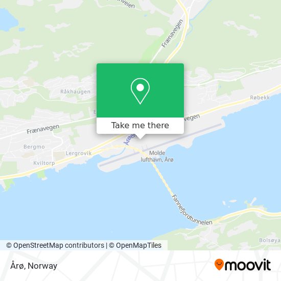 Årø map
