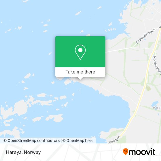 Harøya map