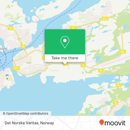 Det Norske Veritas map