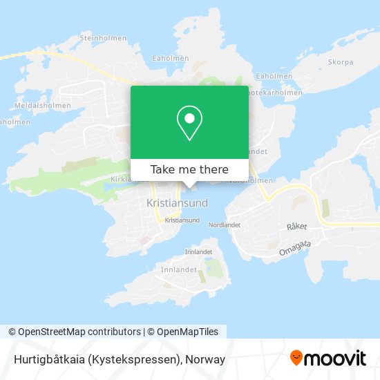 Hurtigbåtkaia (Kystekspressen) map