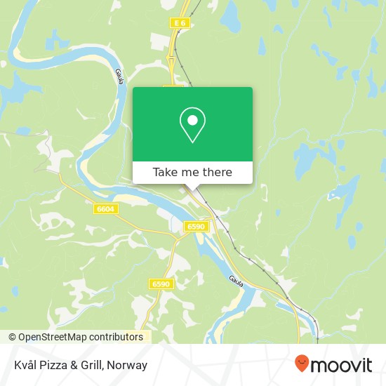 Kvål Pizza & Grill map