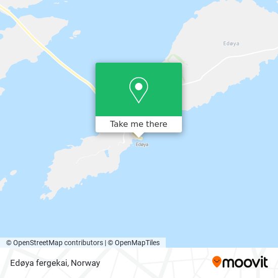 Edøya fergekai map