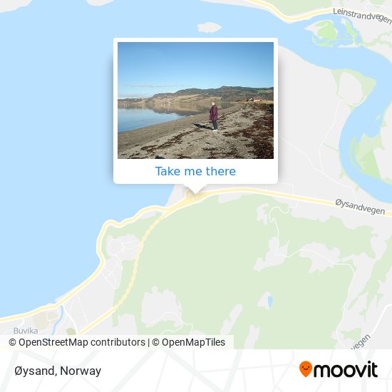 Øysand map
