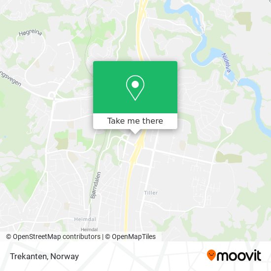 Trekanten map