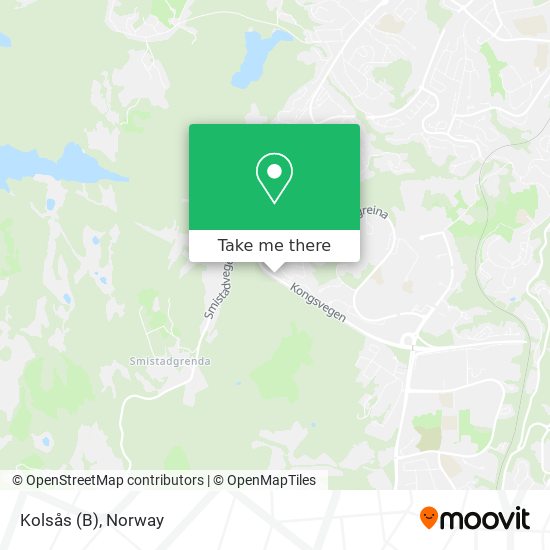 Kolsås (B) map