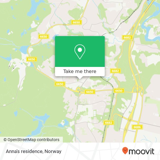 Anna's residence map