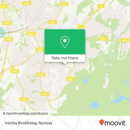 Vestlia Borettslag map