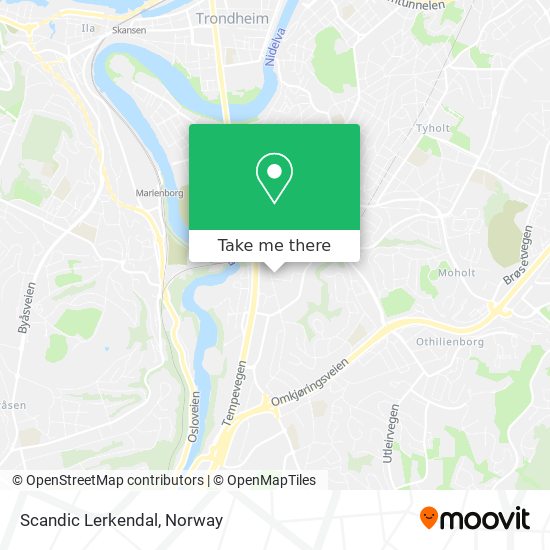 Scandic Lerkendal map