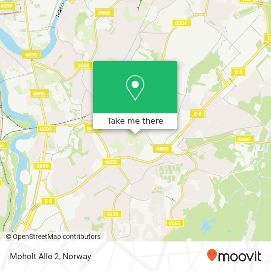 Moholt Alle 2 map