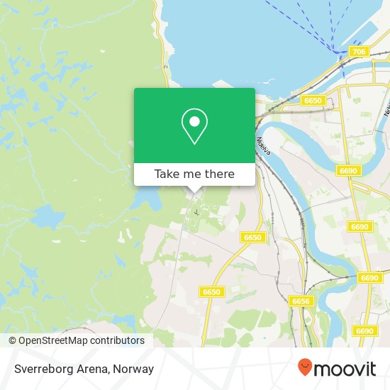 Sverreborg Arena map
