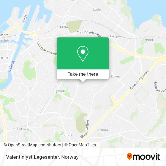 Valentinlyst Legesenter map