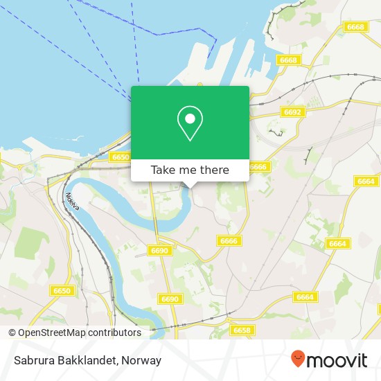 Sabrura Bakklandet map