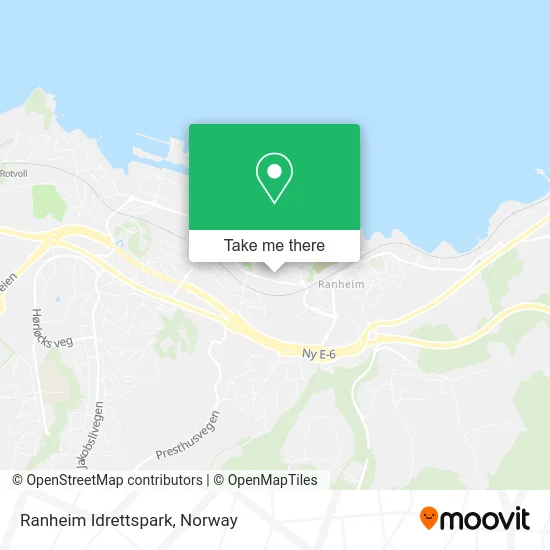 Ranheim Idrettspark map