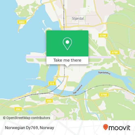 Norwegian Dy769 map